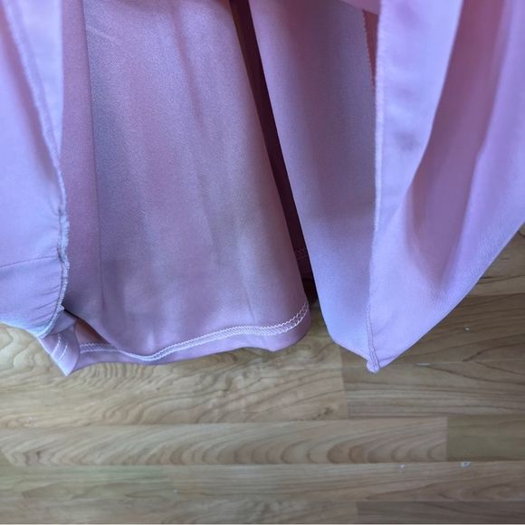 Grace Karin Size XL Back Zip Split Sleeve Blush Lined Dress - Picture 8 of 16